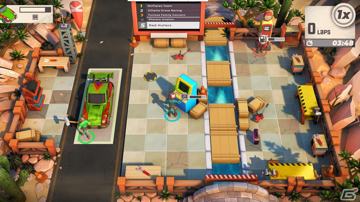 ピットレーンでの作業を楽しむ「Speed Crew」Switch版が6月8日にリリース！4人協力プレイにも対応の画像14