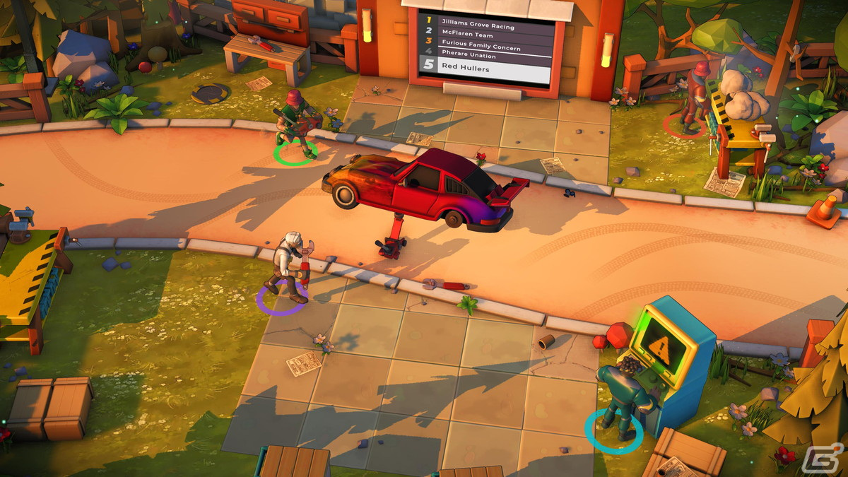 ピットレーンでの作業を楽しむ「Speed Crew」Switch版が6月8日にリリース！4人協力プレイにも対応の画像3