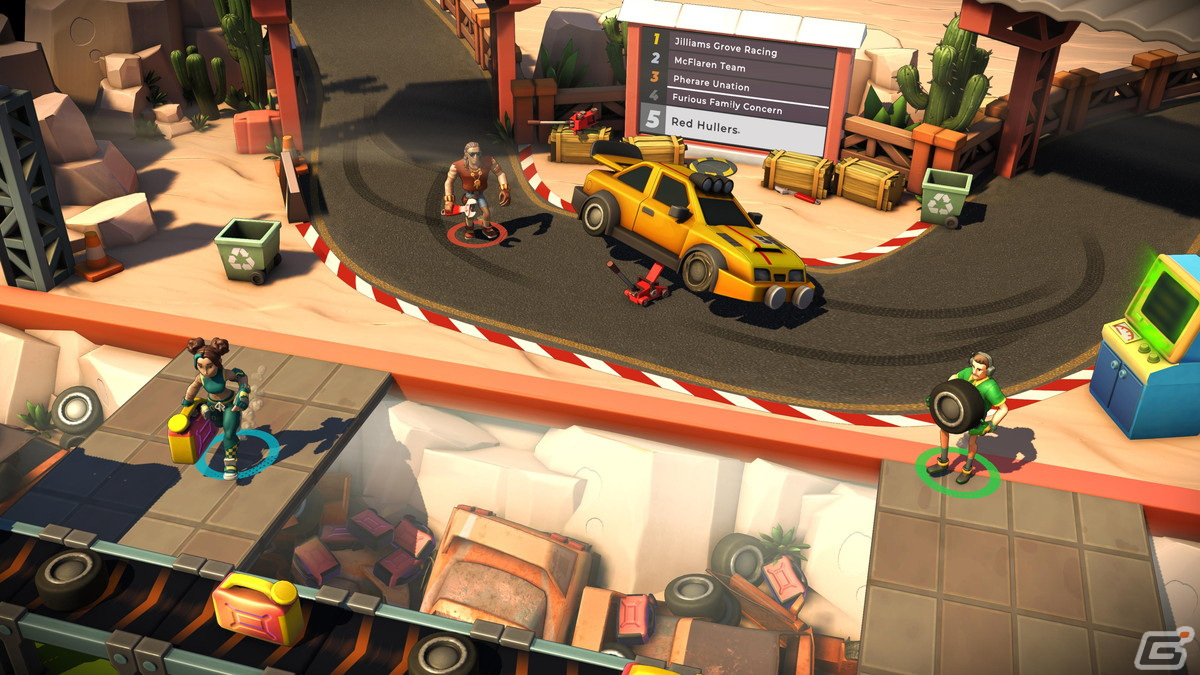 ピットレーンでの作業を楽しむ「Speed Crew」Switch版が6月8日にリリース！4人協力プレイにも対応の画像5