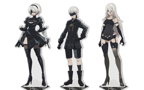 アニメ「NieR:Automata Ver1.1a」関連グッズとしてアクリルスタンド 