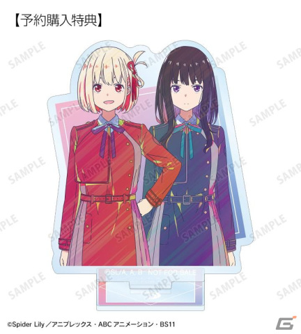 TVアニメ「リコリス・リコイル」よりトレーディング Ani-Art clear label アクリルスタンドなどがAMNIBUSで登場！の画像3