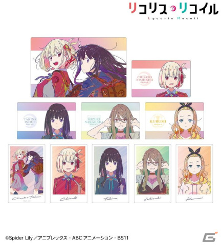 TVアニメ「リコリス・リコイル」よりトレーディング Ani-Art clear label アクリルスタンドなどがAMNIBUSで登場！の画像6