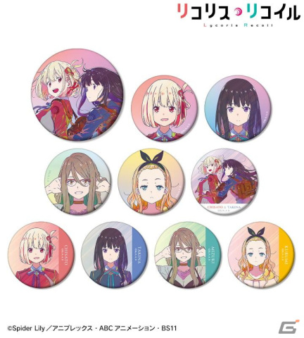 TVアニメ「リコリス・リコイル」よりトレーディング Ani-Art clear label アクリルスタンドなどがAMNIBUSで登場！の画像8