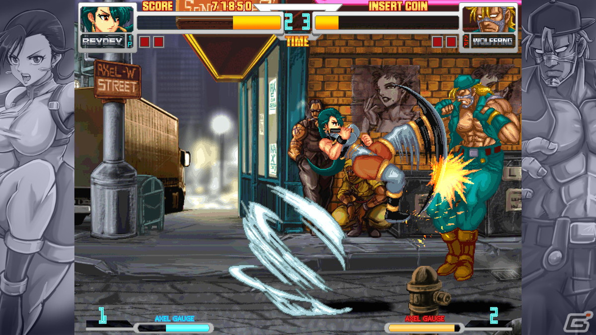 2D対戦格闘ゲーム「AXEL CITY 2」のロケテストが5月10日より実施！さまざまな因縁を持つ全40キャラクターが使用可能にの画像15