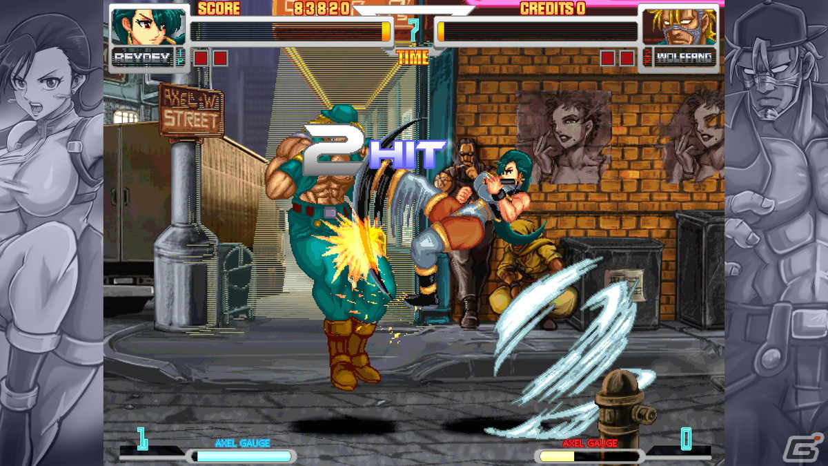 2D対戦格闘ゲーム「AXEL CITY 2」のロケテストが5月10日より実施！さまざまな因縁を持つ全40キャラクターが使用可能にの画像16