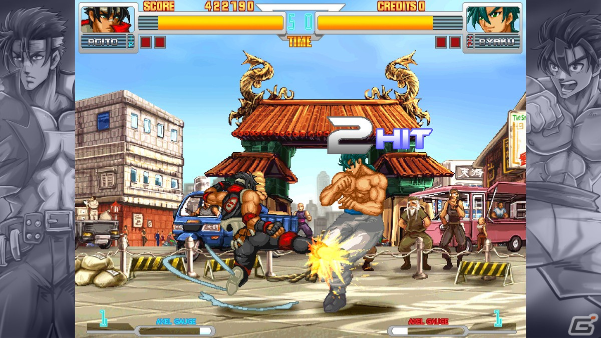 2D対戦格闘ゲーム「AXEL CITY 2」のロケテストが5月10日より実施！さまざまな因縁を持つ全40キャラクターが使用可能にの画像3