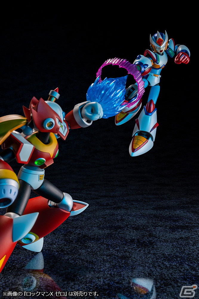「ロックマンX」新規大型エフェクトパーツを追加したプラモデル「セカンドアーマー ダブルチャージショットVer.」が登場！の画像14