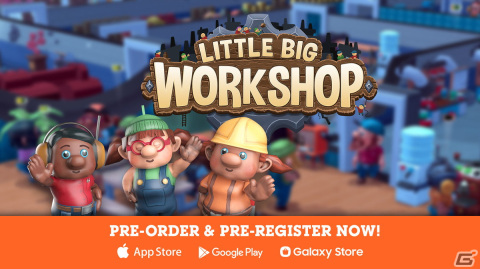 「Little Big Workshop」のiOS/Android版が6月13日に配信！アイデアいっぱいの商品を開発し工場を大きくしようの画像1