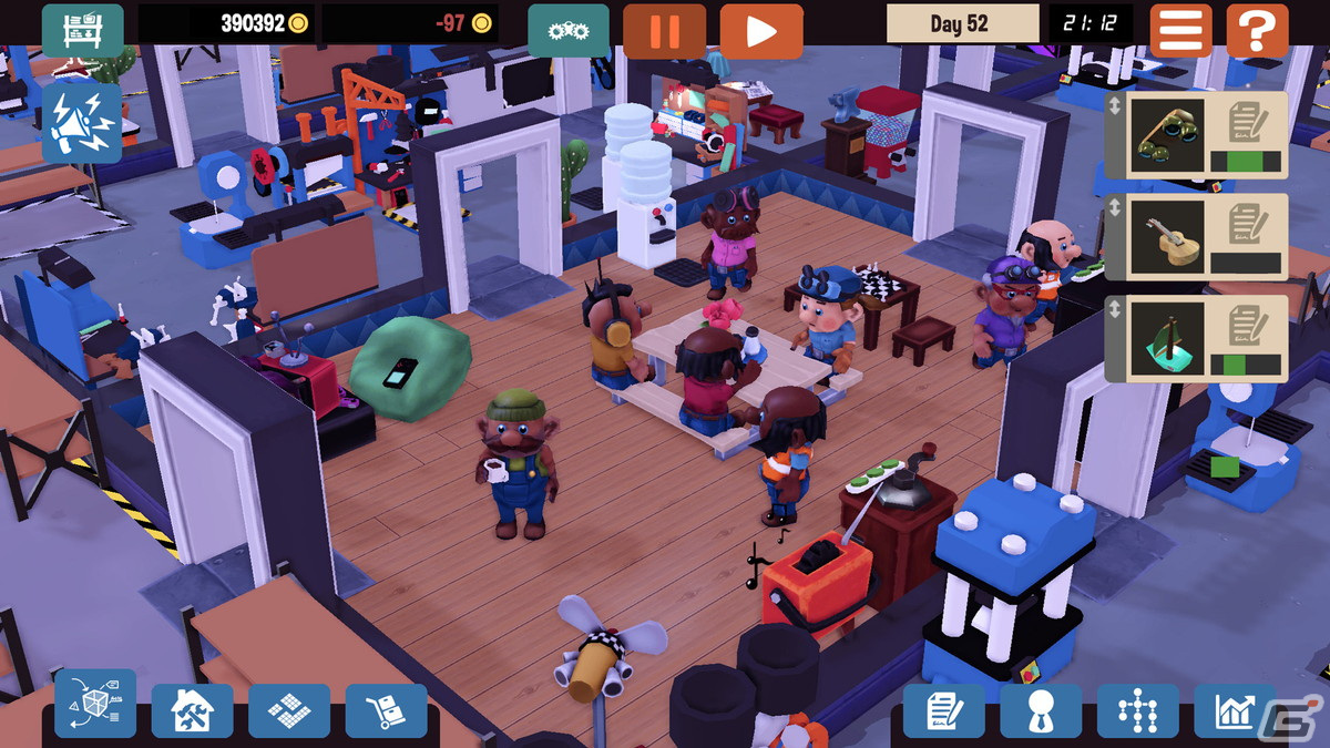 「Little Big Workshop」のiOS/Android版が6月13日に配信！アイデアいっぱいの商品を開発し工場を大きくしようの画像9