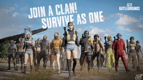 「PUBG: BATTLEGROUNDS」にクランシステムが実装！クランメンバーとプレイすると2倍の経験値ボーナス＆BPブーストが獲得できるの画像1