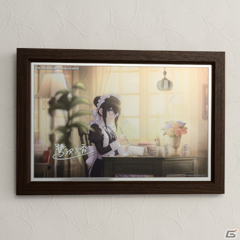 「パーソナルパブミラー」シリーズに「デレマス」の鷺沢文香がクラシックなメイド姿で登場！の画像1
