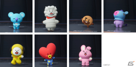 「カートライダー ドリフト」にユニバースター「BT21」のキャラクターが登場！新たなコースやモードを追加したシーズン2も開幕の画像12