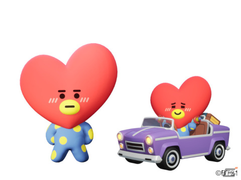 「カートライダー ドリフト」にユニバースター「BT21」のキャラクターが登場！新たなコースやモードを追加したシーズン2も開幕の画像8