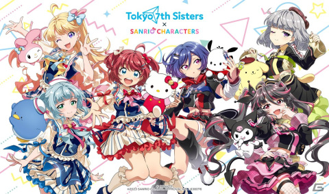 「ナナシス」とサンリオキャラクターズのコラボが開始！描き下ろしグッズが手に入るPOP UP SHOPが東京と大阪で順次開催の画像1