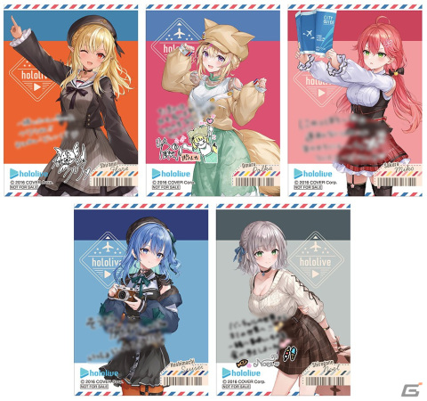 「ホロライブ×アニメイトフェア Travel season」が開催中！描き起こしのブロマイドやグッズを展開の画像3
