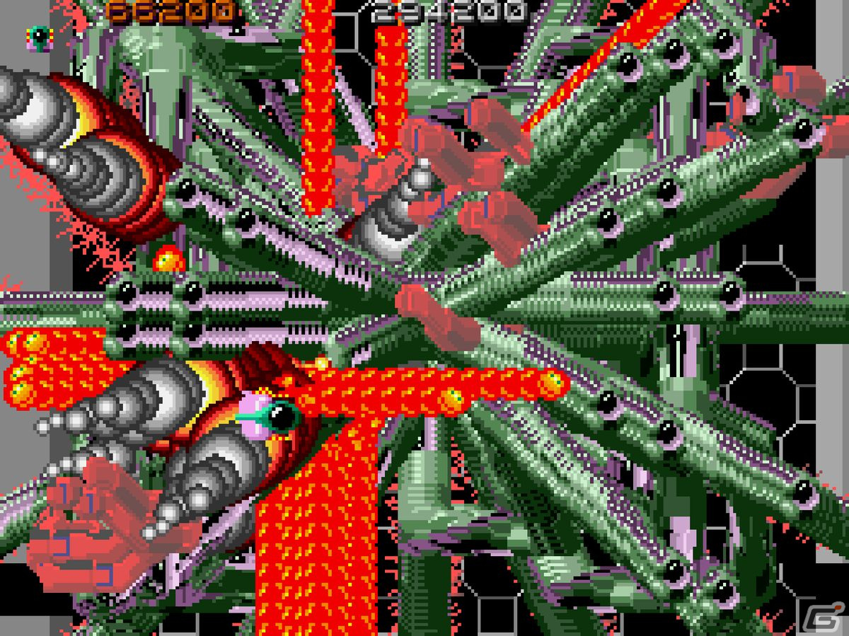 四方八方から現れる敵を倒していくSTG「アーケードアーカイブス アークエリア」がSwitchで5月18日に配信！の画像6