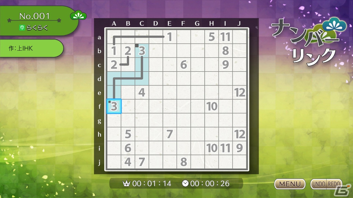 Switch「ニコリのパズルS ナンバーリンク」＆Xbox One/PC「ニコリのパズルW ナンバーリンク」が5月18日より配信！の画像2