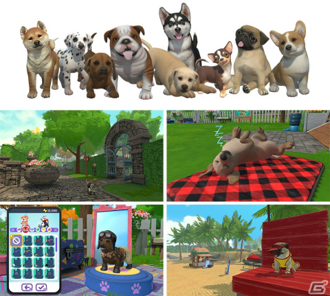 ペット育成シミュレーション「LITTLE FRIENDS ～PUPPY ISLAND～」の発売日が7月6日に決定！の画像2