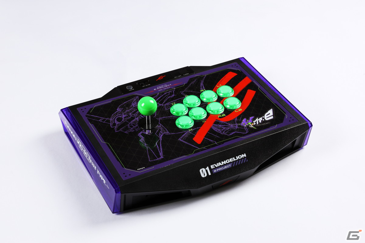 エヴァ初号機をイメージしたコラボアケコン「EVANGELION e:PROJECT ARCADE CONTROLLER」がアンサーより6月1日に発売！の画像3