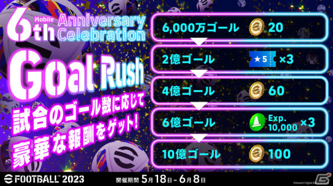 「eFootball 2023」Show Timeのブルーノ フェルナンデス選手が配布!モバイル版6周年を記念したキャンペーンが実施の画像3