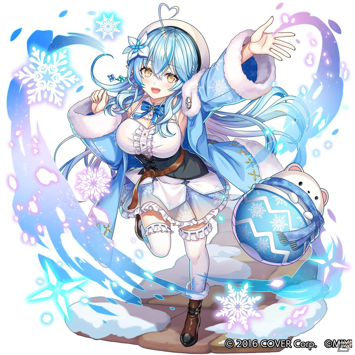 ホロライブ 雪花ラミィ タペストリー リン☆ユウ