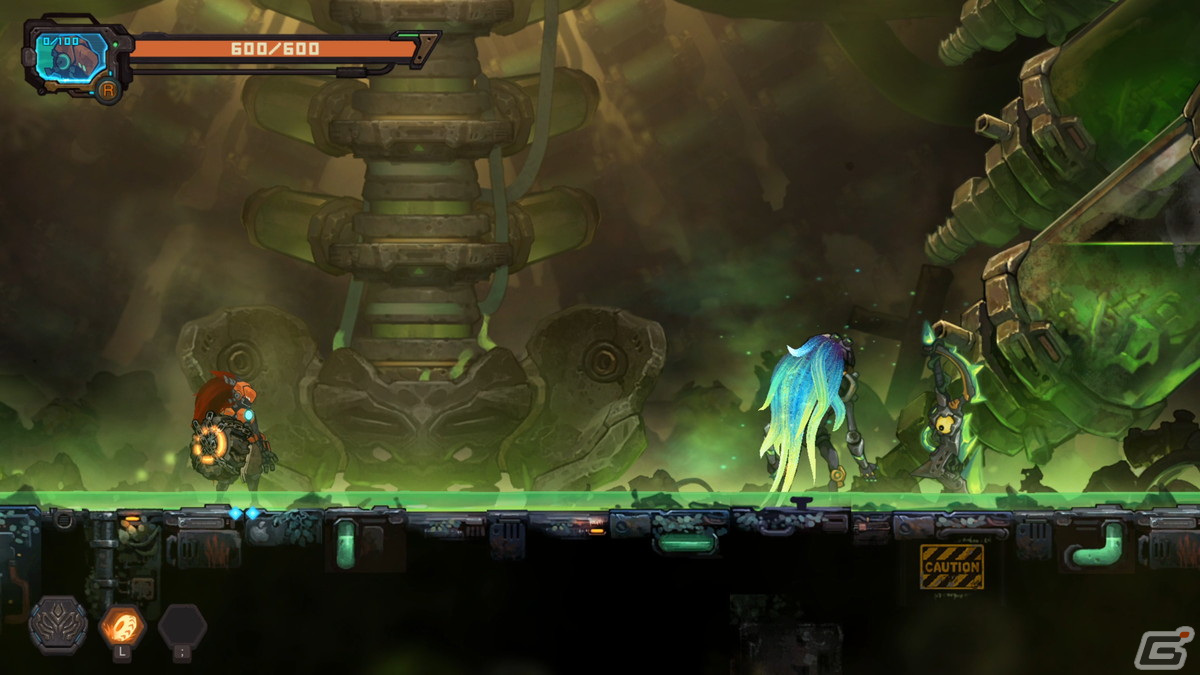2D横スクロールアクションゲーム「湮滅ライン Oblivion Override」のアーリーアクセスが6月14日よりSteamで配信！の画像21