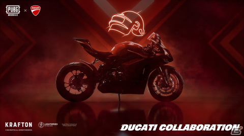 「PUBG MOBILE」イタリアのオートバイメーカー「ドゥカティ」（Ducati）とコラボ！「ドゥカティ・レッド」などのバイクスキンが登場の画像1