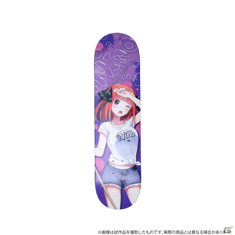 「五等分の花嫁∬」五つ子の美麗イラストをあしらったスケートボードデッキが登場！の画像5