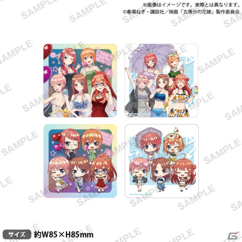 映画「五等分の花嫁」コラボカフェ＆グッズフェアが6月9日より開催！の画像2
