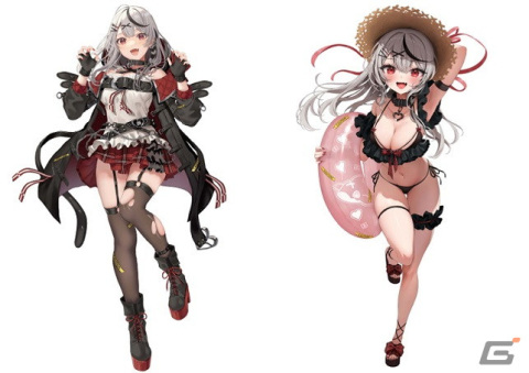「カプとれ」沙花叉クロヱさんとのコラボアイテムが登場！描きおろしイラストによるアクリルスタンドキーホルダーなどを展開の画像2