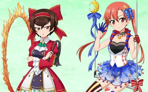 「ガールズ＆パンツァー 戦車道大作戦！」7.5周年記念生徒第3弾として鶴姫しずかと中須賀エミがアニバーサリー衣装で登場！