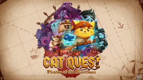 「キャットクエスト：パイレーツ・オブ・カリビニャン」が2024年にコンシューマー/Steamで発売決定！の画像1