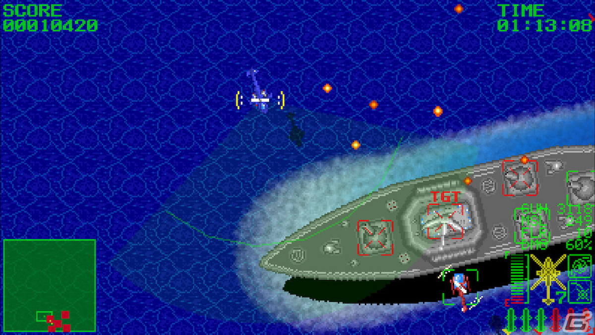 80年代を彷彿とさせる全方位スクロールのツインスティックSTG「GyroGunner」がSwitchで6月1日より配信決定！の画像5