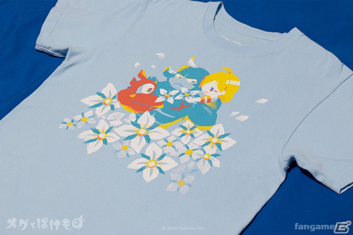 「メグとばけもの」メグとロイの描かれたTシャツやアクリルキーホルダーがFangamer Japanに登場！の画像3