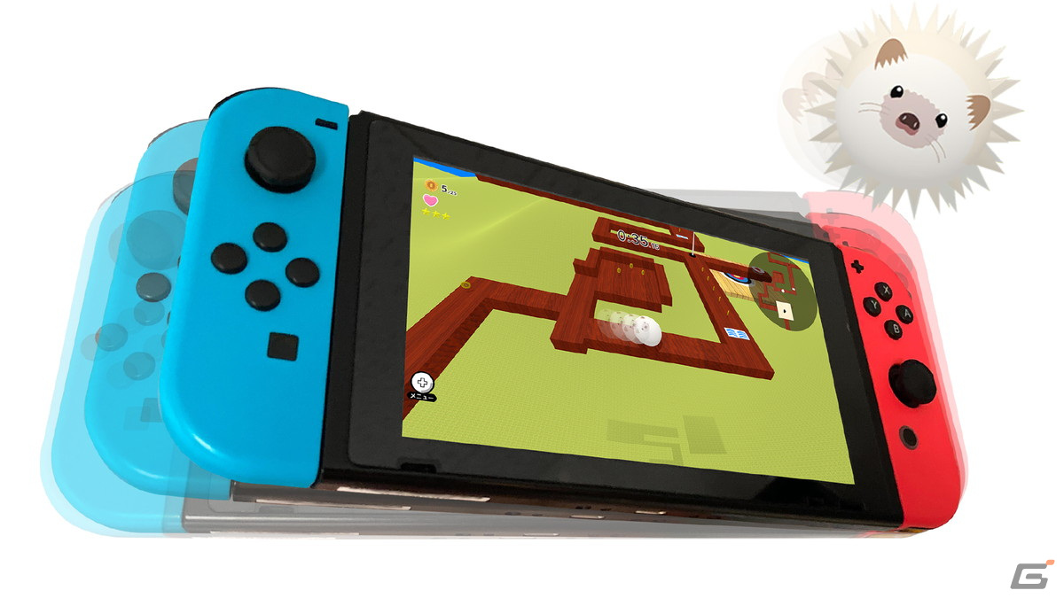 世界一トガってる？ACT「コロコロハーリィ」のSwitch版が6月1日に配信！加速度センサー対応で直感的な操作も可能の画像11