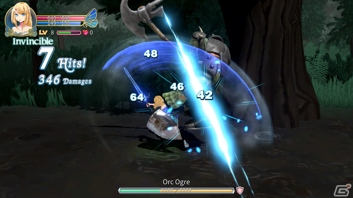 「魔剣インキュバス」がSwitchで6月8日に配信！格闘ゲーム風のコマンドや直感的なコンボで楽しめる横スクロール格闘RPGの画像13