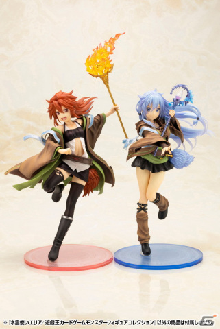 「遊戯王」水霊使いエリアと火霊使いヒータが1/7スケールフィギュアになって登場！カードでは分からない細部まで緻密に再現の画像1