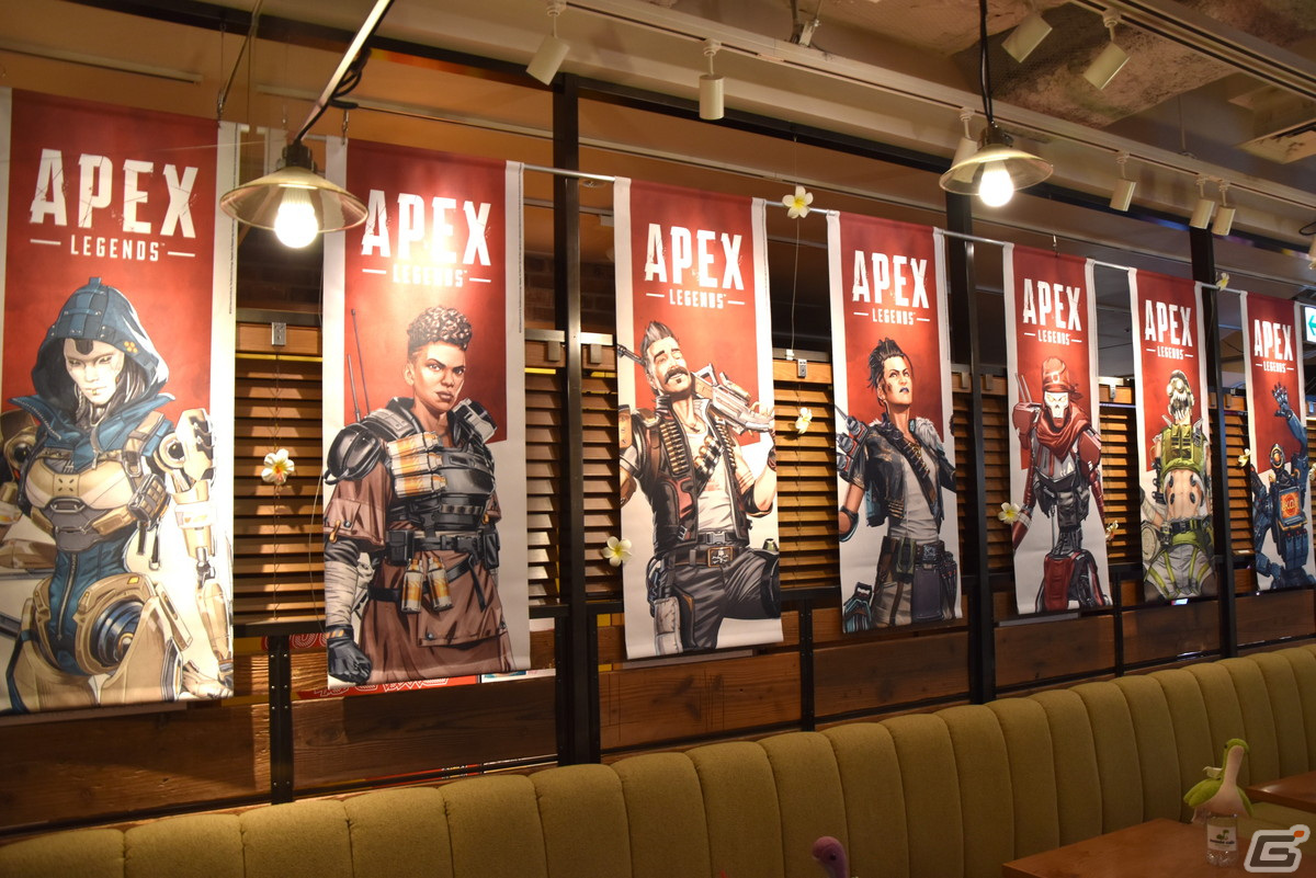 巨大ネッシーも南国風の装いで登場！2度目の開催となる「Apex Legends -Nessie cafe-」のメディア先行内覧会をレポートの画像2