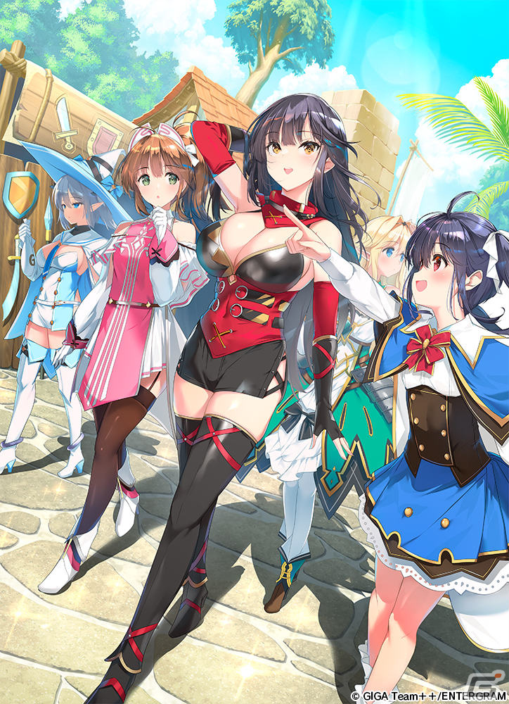 「ガールズフランティッククラン」PS4/Switch版が9月28日に発売！八重樫南氏がキャラクターデザインを務めるシミュレーションADVの画像1
