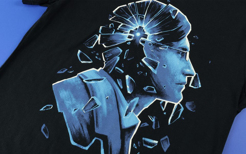 「SILENT HILL」暗いところでほのかに光る「引き裂かれた正気Tシャツ」がFangamer Japanにて発売！