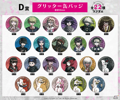 ダンガンロンパ　絶望缶バッジ 絶対絶望少女 ダンガンロンパ Another Episode 缶バッジBOX（10