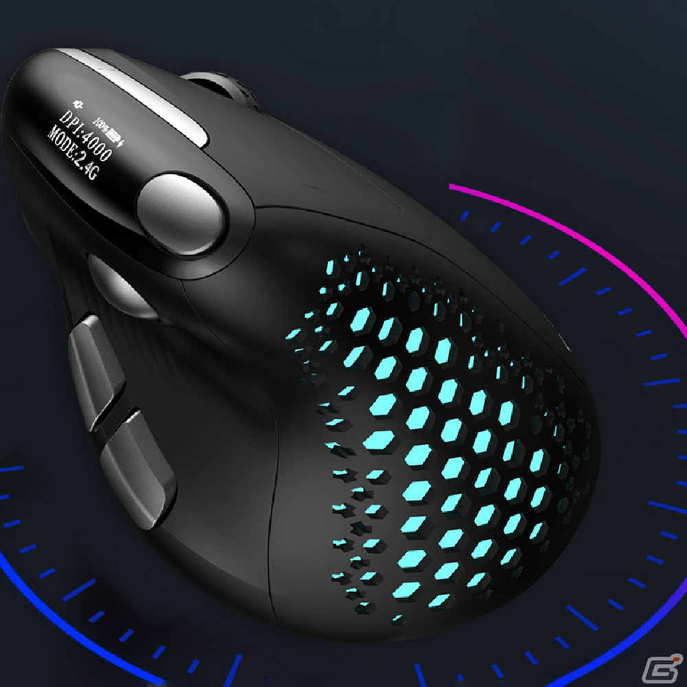 手首に優しいワイヤレスマウス「GKey-Grip」がMODERN gで販売！グリップ力や通気性をアップする交換式カバーも搭載の画像1