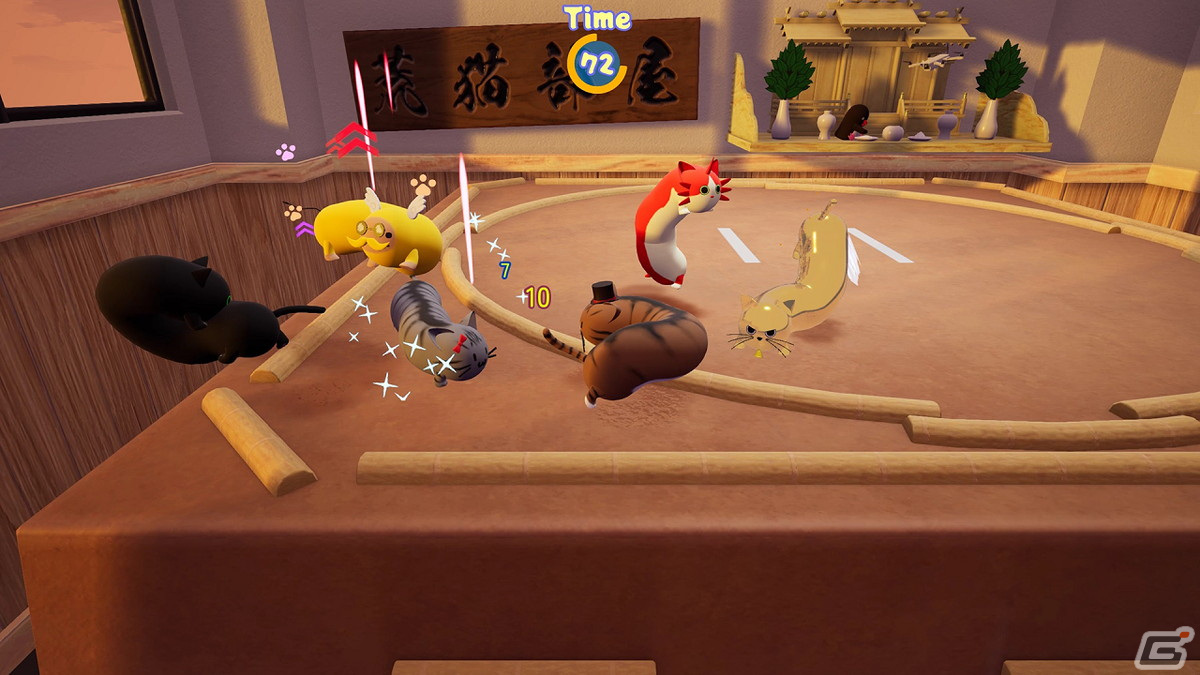乱闘物理演算尻相撲アクションゲーム「Nyaaaanvy」に自分のネコちゃんが登場！？PV制作ドキュメンタリーキャンペーンが開始の画像1
