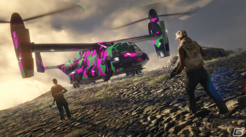 「GTAオンライン」フライト訓練所にて追加報酬を獲得できるキャンペーンが開催！ピンクと緑の迷彩ペイントを手に入れようの画像2