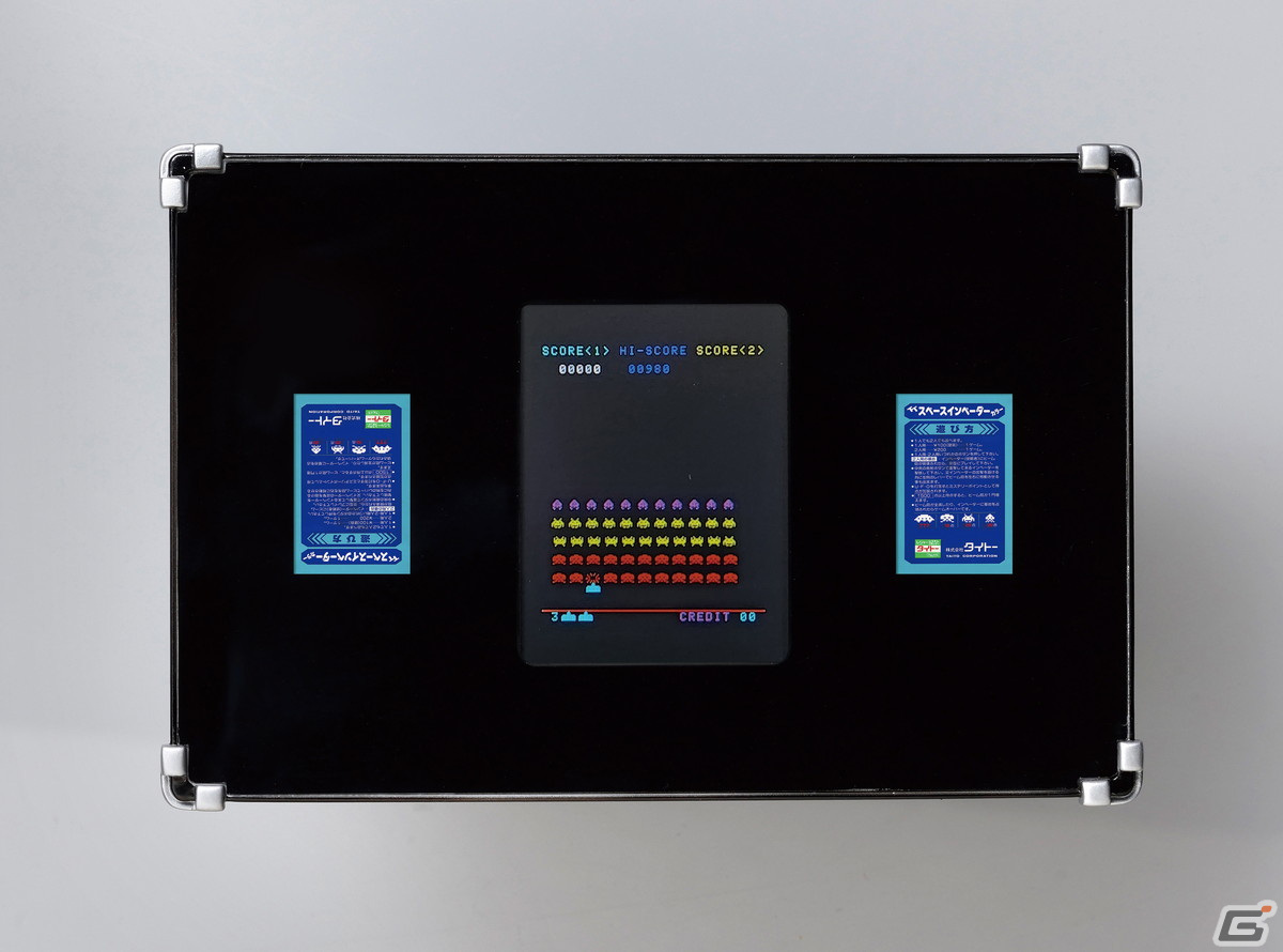 100円硬貨で実際に遊べる約1/6サイズの貯金箱「スペースインベーダー テーブル筐体型」が2024年1月中旬に発売！ | Gamer