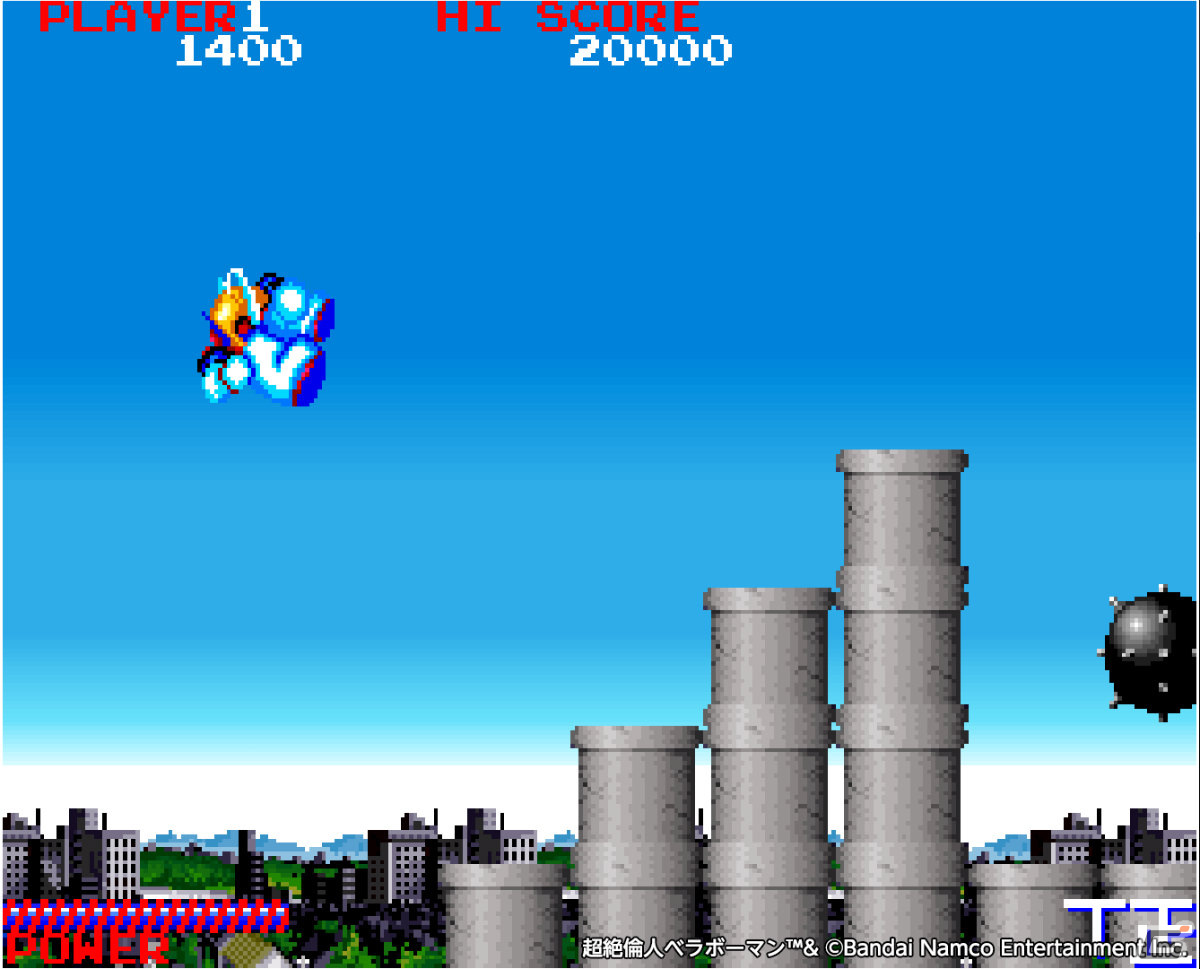 「アーケードアーカイブス 超絶倫人ベラボーマン」が6月8日に配信！1988年にナムコから発売されたアクションゲームの画像2