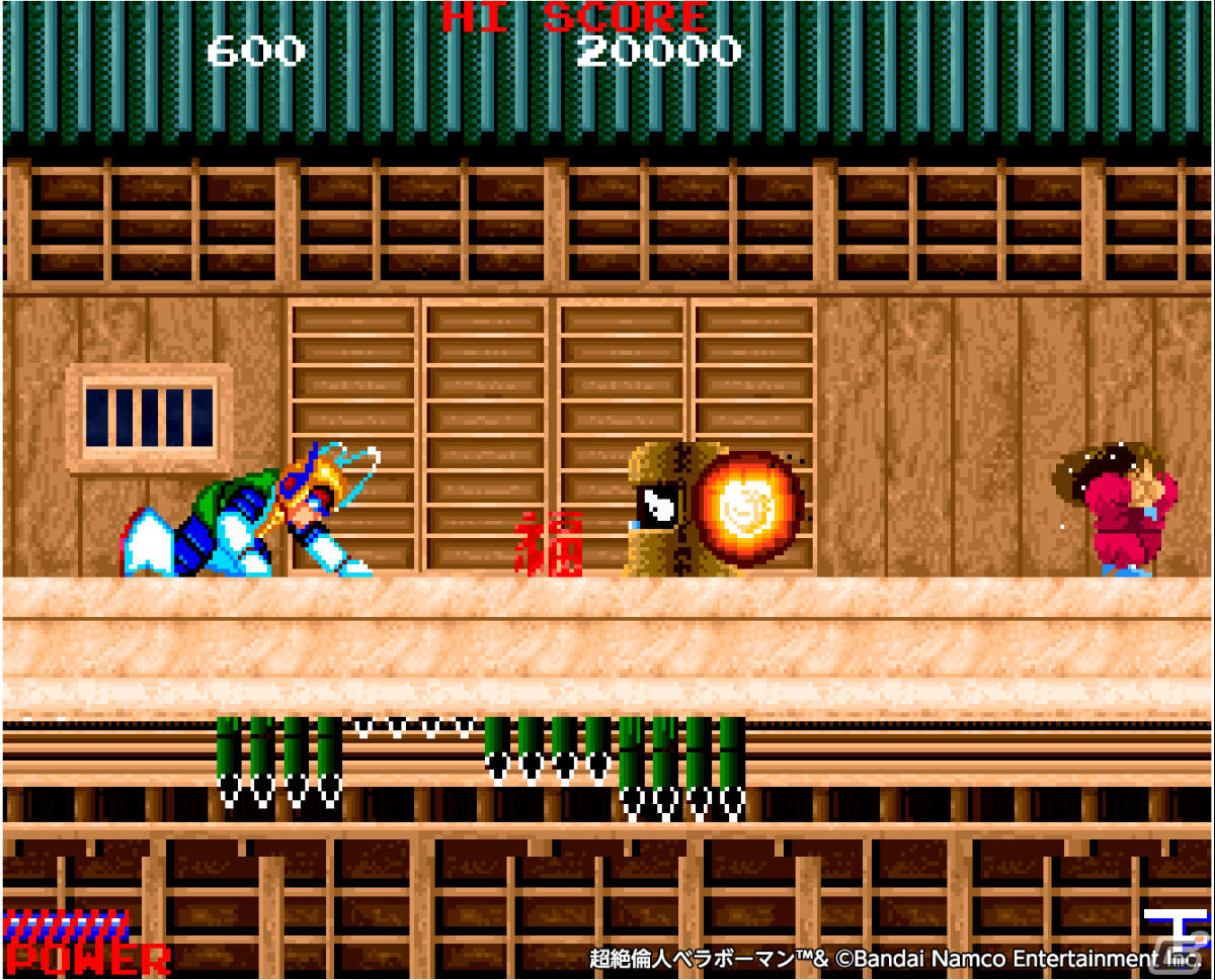 「アーケードアーカイブス 超絶倫人ベラボーマン」が6月8日に配信！1988年にナムコから発売されたアクションゲームの画像5