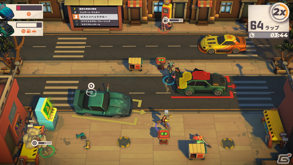 ピットレーンに焦点を当てたカオスなパーティーゲーム「Speed Crew」のSwitch版が配信！の画像6
