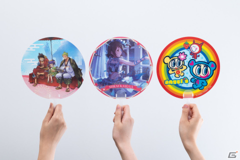 「ガシャポン」で初めてうちわを展開する「うちわっしょい」が8月より順次展開！「ワンピース」「ミリマス」「ANGEL BLUE」が登場の画像1