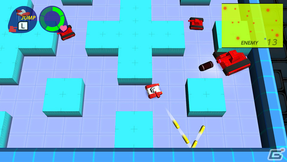 「スーパーバトル戦車」がSwitchで配信！直感操作で誰でも遊べる戦車バトルゲームの画像8